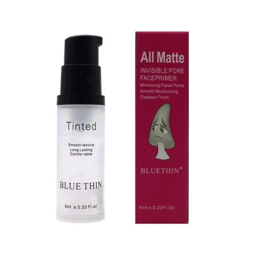 Poreminimerande makeupbas Långvarig makeupprimer Transparent foundation återfuktande hud 6 ml