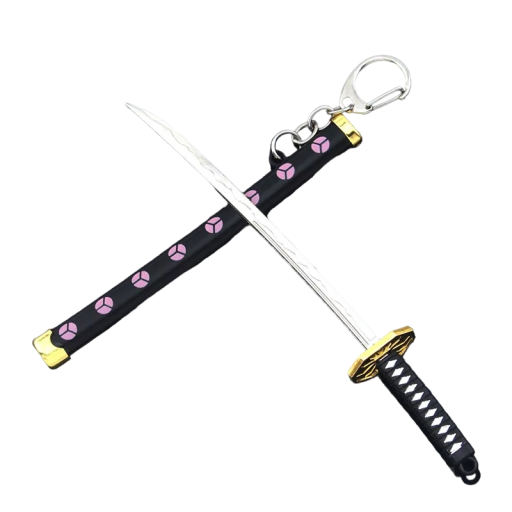 Llavero katana con estuche Llavero katana con estuche Colgante espada samurái 15 cm V254