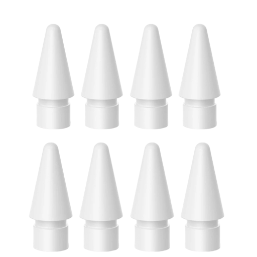 Ersättningspenna tips 8 st Stylus tips för Apple Pencil 1:a och 2:a generationens Stylus tillbehör