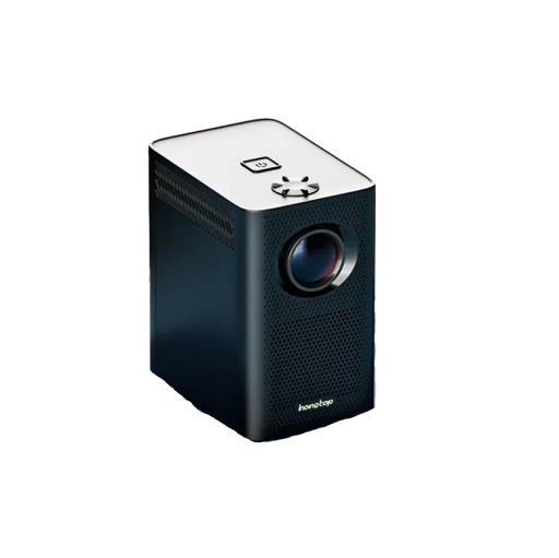 Miniprojektor med Bluetooth Bärbar hemmabio Kompakt projektor 4K hemmaspelare med Android 10.0