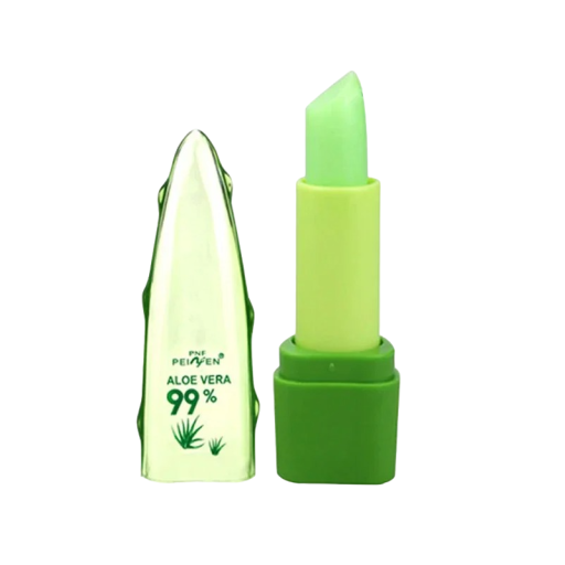 Fuktgivande läppstift med Aloe vera som ändrar färg efter temperatur Fuktgivande läppglans Långvarigt närande läppbalsam