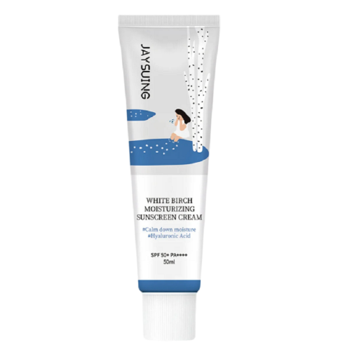 Solkräm med björksav Fuktgivande solkräm SPF50+ Solkräm med starkt UV-skydd 50 ml