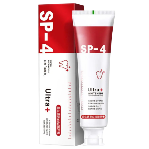 Probiotisk tandkräm Whitening Toothpaste ljusare och tar bort fläckar Fresh Breath Tandkräm V314