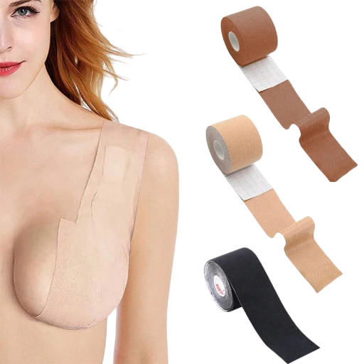 Push up självhäftande brösttejp Lyfttejp 5 mx 5 cm