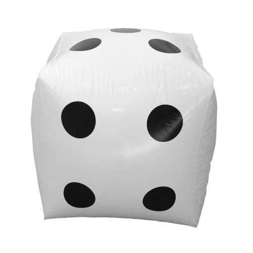 Uppblåsbar kub för poolen Uppblåsbar lekkub Uppblåsbar poolleksak 30 x 30 cm