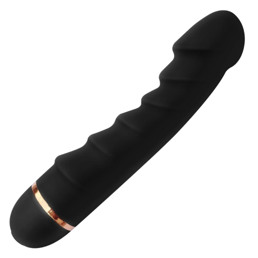 Silikonvibrator med 20 vibrationslägen Vattentät Vibrerande Dildo Erotisk leksak för kvinnor 16,3 x 4 cm