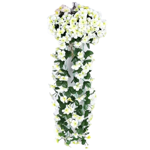 Konstgjord hängblomma 2 st Dekorativ konstgjord blomma 75 cm