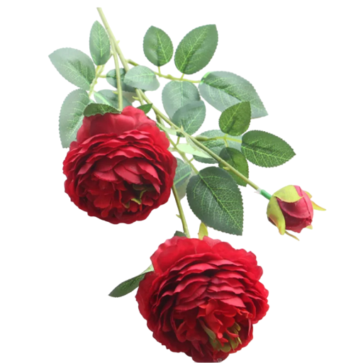 Konstgjorda blommor för dekoration 3 st Set med konstgjorda pioner Dekorativa blommor