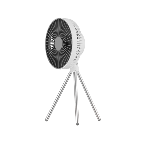 Bärbar fläkt Bärbar fläkt med ljus 30 x 16,5 cm 4000 mAh