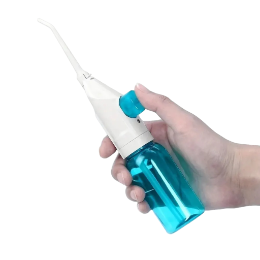 Bärbar munspolning för rengöring mellan tänderna 90 ml Munspolning för tandhygien 26 x 14 x 5 cm