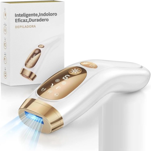 IPL epilator för hemmabruk med kylning, 9 intensitetsnivåer, obegränsat antal blixtar, nätanslutning EU