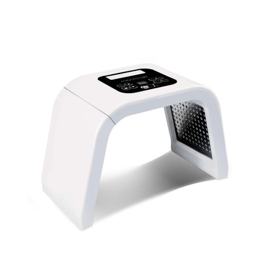 Square Photon Therapy Lamp PDT Nano Hydration 7 Färger LED Hudföryngring LCD-skärm Justerbar Intensitet Tid Temperatur EU-kontakt