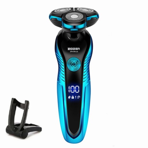 Zozen ZN3015-1 4D elektrisk rakapparat Flytande huvud USB-laddningsskärm Intelligent kontroll Självslipande blad Precisionsrakning