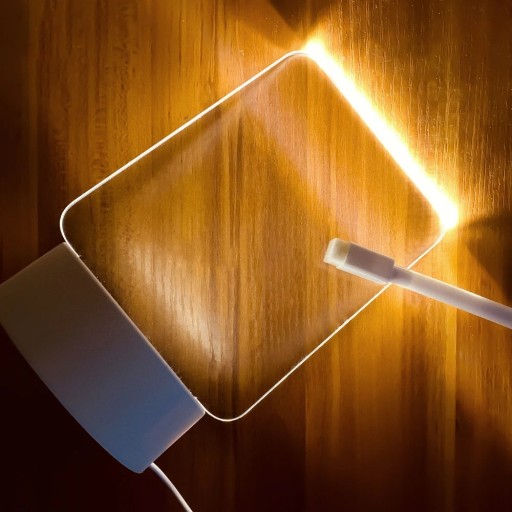 Semesterljus med penna och USB-fot Dekorativ LED-lampa Julbelysning Bordslampa Penna med belysning Modern dekoration