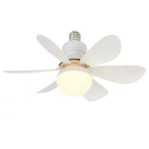 Takfläkt med LED-ljus 30 W 42 cm Fjärrkontroll Tyst drift Justerbar ljustemperatur Modern design Energibesparande