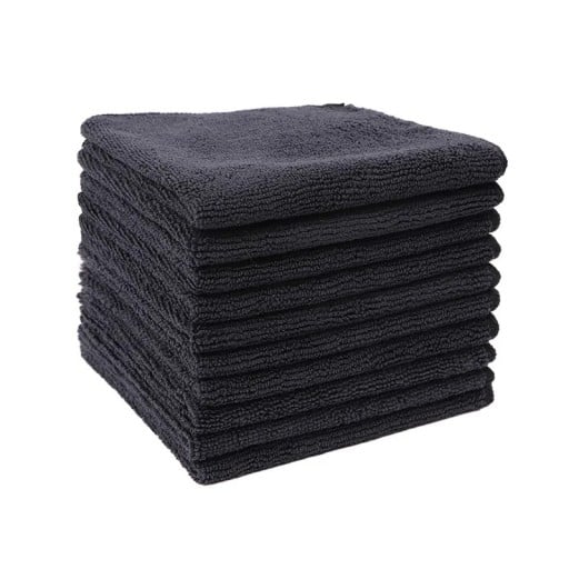 Set med bil- och hushållsdukar 30x30 cm 10 st Trasor för rengöring och polering av bilar Rengöringsdukar