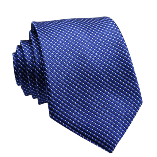 Blå slips 146 x 8 cm Snygg accessoar för affärsmöten, baler och fritidskläder Elegant herrslips för kostym