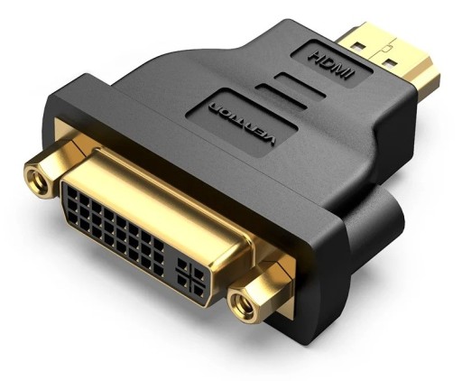 DVI 24+1 hona till HDMI hane-adapter Dubbelriktad videosignalomvandlare Full HD 1080p för bildskärm TV-projektor Dator Notebook-kontakt
