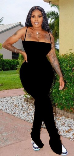 Aansluitende jumpsuit voor dames met bandjes