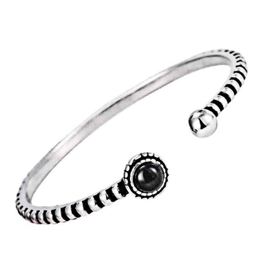 Åbent armbånd med kugle til kvinder A1677