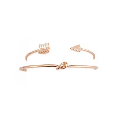 Åbent armbånd til kvinder, 2 stk.