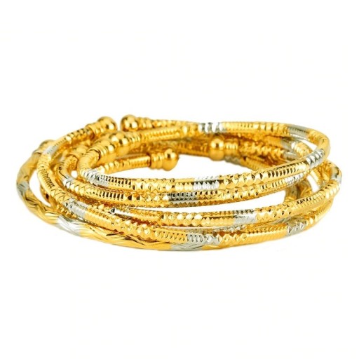 Åbent armbånd til kvinder, 6 stk. H617