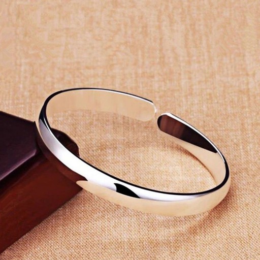 Åbent glat armbånd til kvinder