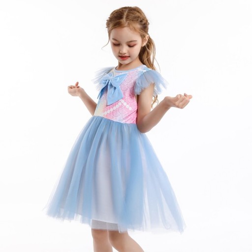 Abiti da ragazza con gonna in tulle N90