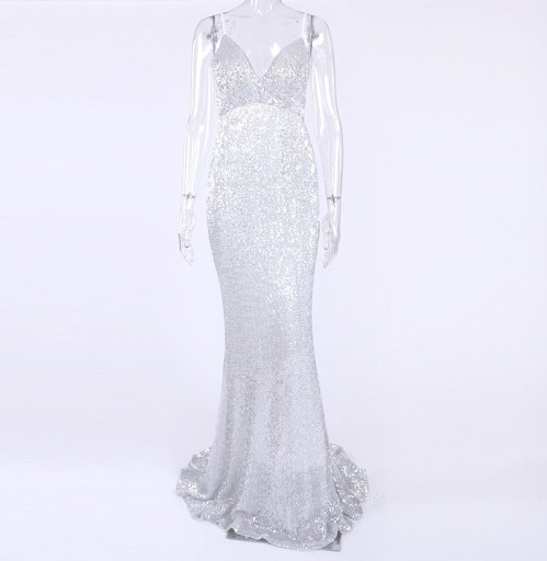 Abiti lunghi in paillettes da donna