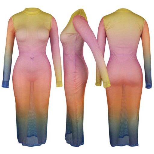 Abiti trasparenti arcobaleno