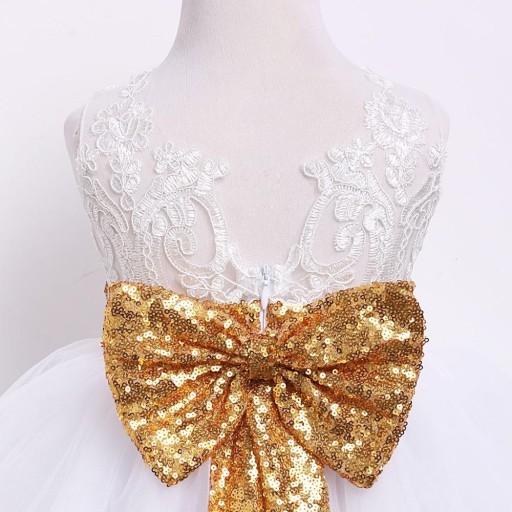 Abito da ragazza con fiocco C1080