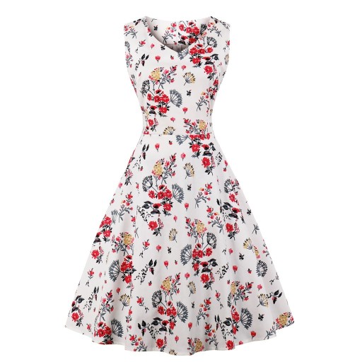 Abito Vintage con Gonna Ampia