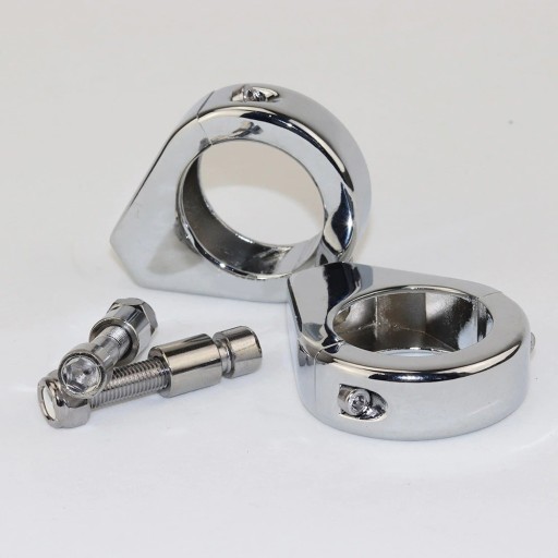 Abrazaderas de horquilla para intermitentes de moto 2 uds.