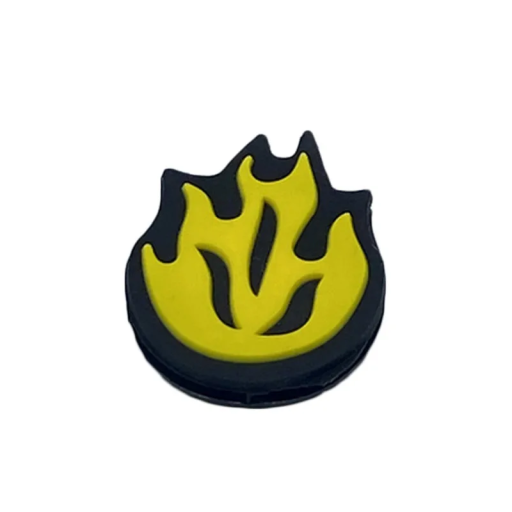 Absorbedor de vibraciones para raqueta de tenis con diseño de llama Accesorio deportivo para jugadores de tenis Amortiguación cómoda de golpes Equipamiento de tenis