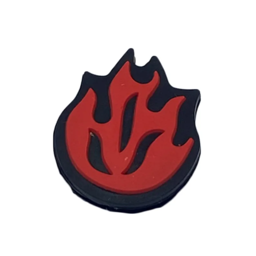 Absorbedor de vibraciones para raqueta de tenis con diseño de llama Accesorio deportivo para jugadores de tenis Amortiguación cómoda