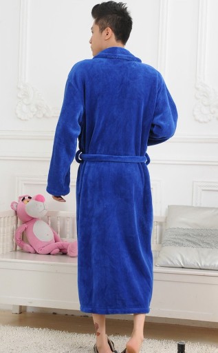 Accappatoio da uomo elegante - Azzurro chiaro