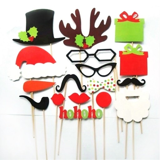Accessoires photo de Noël 17 pcs