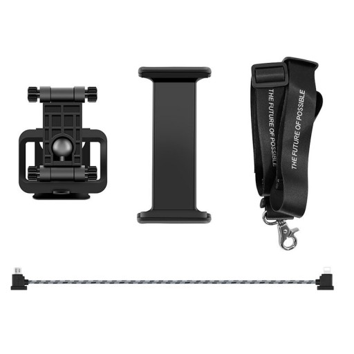 Accessoires voor het aansluiten van de DJI drone controller en smartphone