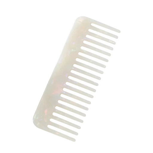 Acetaat Haar Kam Brede Tanden Reis Vierkant Kleurrijke Kapperskam Antistatisch Styling Kam Voor Alle Haartypen