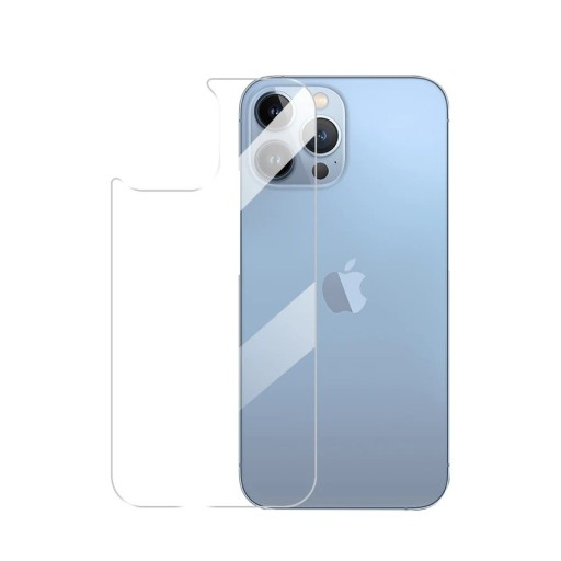 Achterbeschermend gehard glas voor iPhone XS, transparant, kras- en schokbestendig, bescherming van de achterkant van de mobiele telefoon