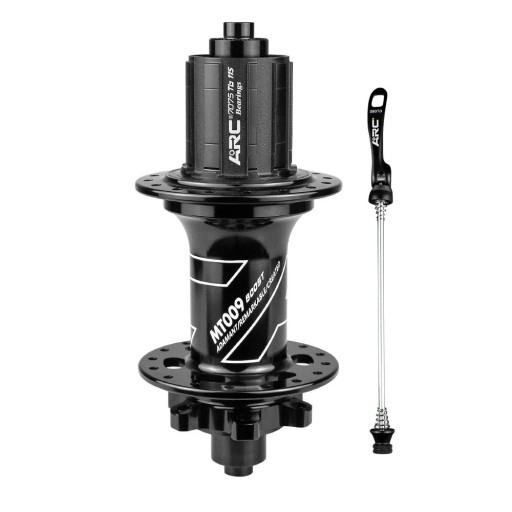 Achterwielnaaf Boost HG 8–11s 141x10 mm 32 gaten zwart met snelspanner voor mountainbikes achterwiel