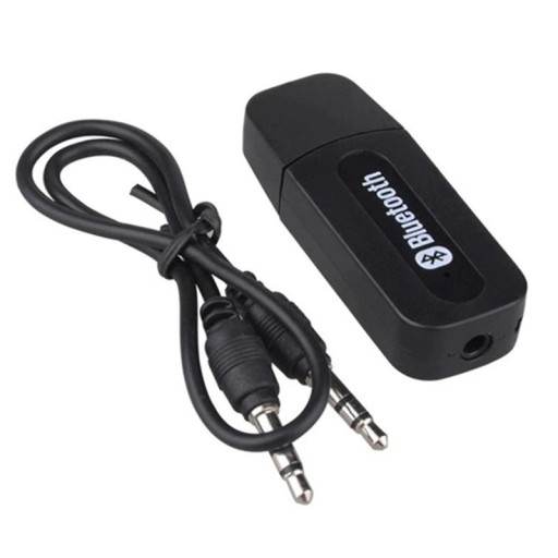Adaptador Bluetooth 3.0 inalámbrico con conector de 3,5 mm jack Alimentación 5 V desde puerto USB Alcance 10 m Cable de conexión de 3,5 mm jack