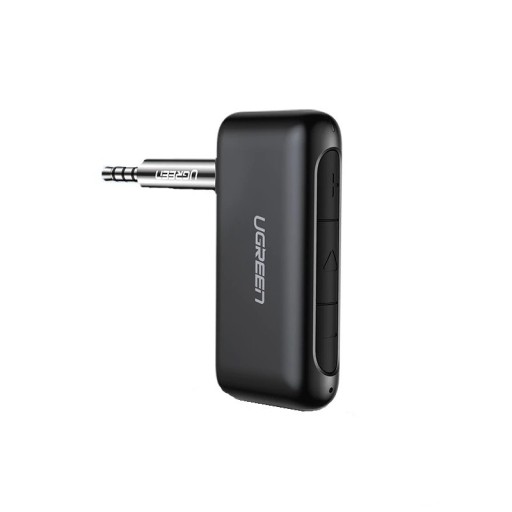 Adaptador bluetooth AUX inalámbrico para dispositivos con entrada de jack de 3,5 mm Bluetooth 5.0 Conexión de 2 dispositivos Control de llamadas