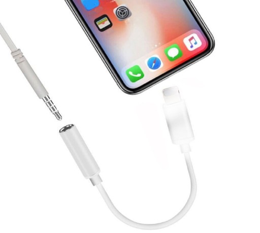 Adaptador jack 3,5mm Lightning