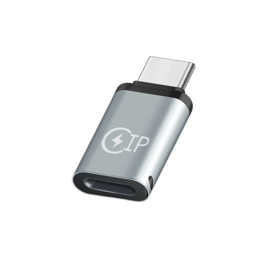 Adaptador Lightning para USB-C com suporte para CarPlay Conversor para iPhone 15 Pro Max Carregamento e ligação de auriculares ou cabos