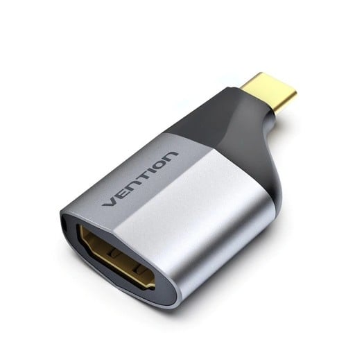 Adaptador USB-C a HDMI 2.0 para conectar un monitor o televisor Resolución de hasta 4K Cuerpo compacto de aluminio 3,8 x 2,4 x 1,2 cm Sin cable