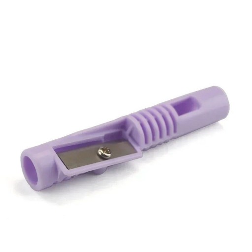 Adaptateur de crayon avec taille-crayon et sifflet Taille-crayon multifonction pour crayons Sifflet avec taille-crayon 6,6 x 1,1 cm