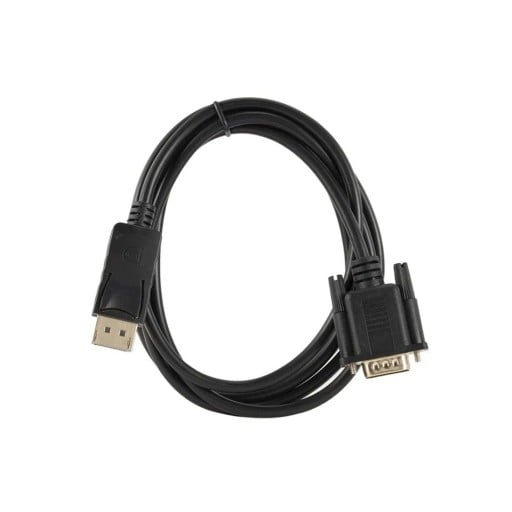 Adaptateur DisplayPort vers VGA câble 1,8 m Transmission vidéo Full HD 1080p Compatibilité avec les moniteurs projecteurs PC Ordinateurs portables