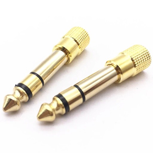 Adapter 6,35 mm jack till 3,5 mm jack M/F C1181