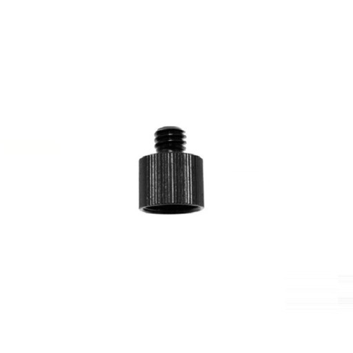 Adapter śrub 3/8" na 5/8" 1,8 × 2,1 cm Czarny metalowy Przejściówka gwintu do statywów, uchwytów i akcesoriów foto/wideo Uniwersalny montaż